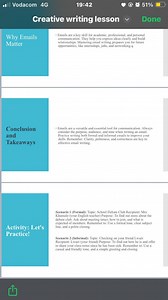Creative writing lesson on emails:Why Emails MatterEmails ar... | Filo