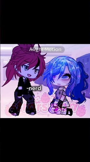 Nerd girl gacha trend🐞🎀 #enemiestolovers #gachaclub #gachalife #gachaedit