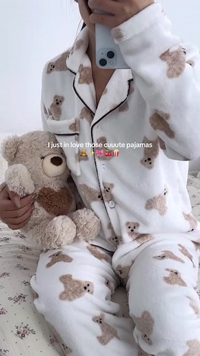 Wrap yourself in soft, steady warmth with the Cozy Bear Pajamas. The plush fleece feels gentle on your skin, and the cute bear pattern adds a light, happy touch to your nighttime routine ➡️ www.sweevly.com/products/bear | Sweevly | Facebook