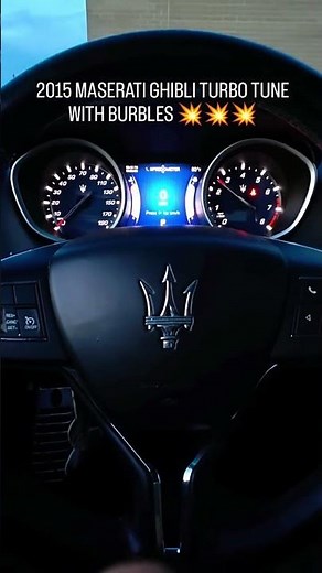 Maserati Ghibli I tuned, sounds like a pack-a-punch 🔫! #maserati #ghibli #turbo #tuning #dragracing