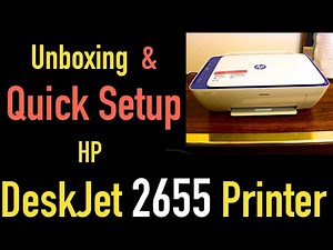 HP Deskjet 2655 Setup, Unboxing & review🖨 !!