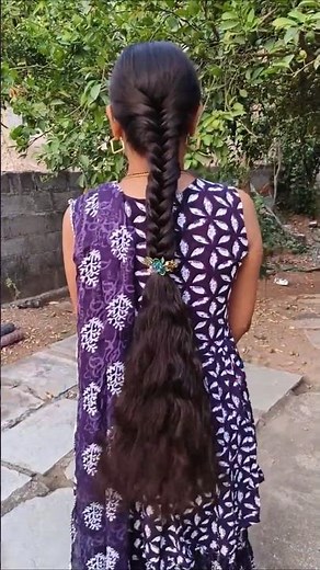 Perfect Fishtail Braid Tutorial ✨ #Hairstyle #FishtailBraid #HairIdeas #shorts #beautiful #braid