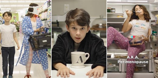 Tween flips the script on his perimenopausal mom in hilariously spot-on 'cougar puberty' bit