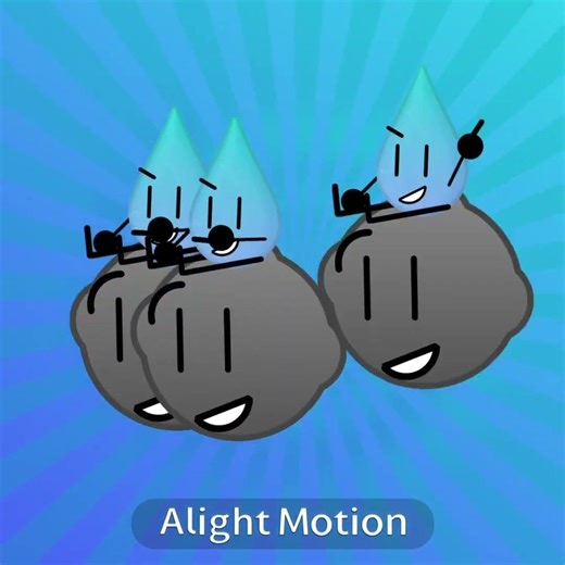 Looping the Rooms - Watery Animation #viral #bfdi #osc #tpot