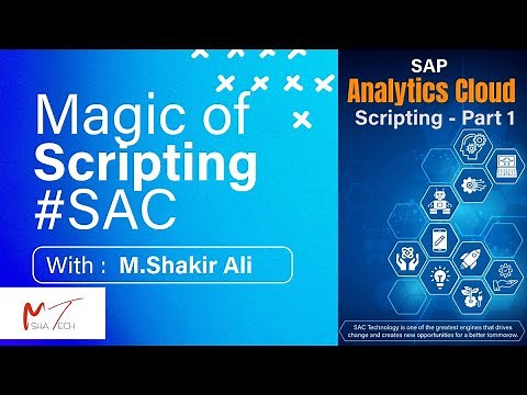 SAP Analytics Cloud(SAC) Application Scripting Basics - Live Demo - Part 1 - 2024
