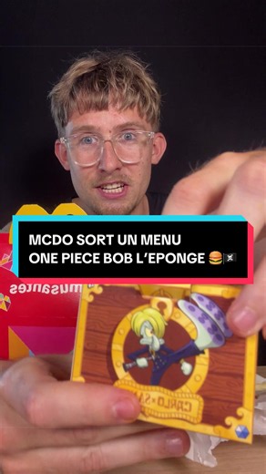 McDo France : nouveau menu One Piece & Bob l’Éponge boîte à partager