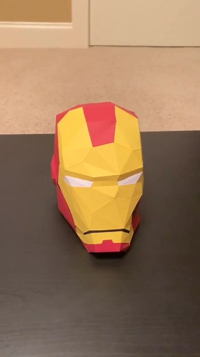 DIY Paper Iron Man Mask Tutorial