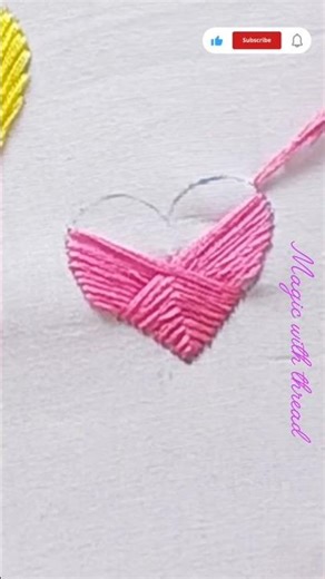 Heart Embroidery #shorts #short #shortvideo #trending #viral #youtubeshorts #youtube #ytshorts #new