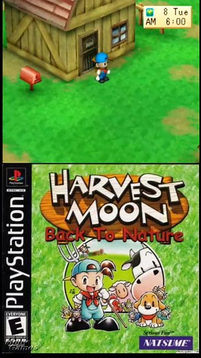 Harvest Moon: Back to Nature for PS1 Gameplay