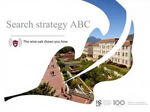 Search strategy ABC