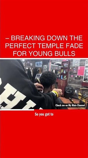 Master the Temple Fade Haircut for Young Bulls #HairTutorial #TempleFade