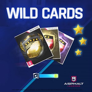 5.5K views · 368 reactions | Keep your eyes peeled for the Wild Cards! You can use it to star up the cars you already have unlocked.  #Asphalt9Legends Read more about the Wild Cards here! | Asphalt Legends | Facebook