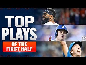 The TOP 50 PLAYS of the 1st half of the 2026 MLB season! 💪 (Historic HRs, crazy catches, MORE!)