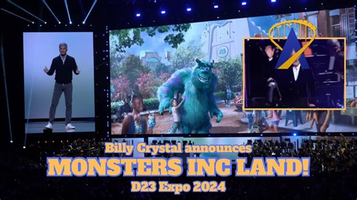 Billy Crystal Introduces Monsters Inc Land at Disney's Hollywood Studios