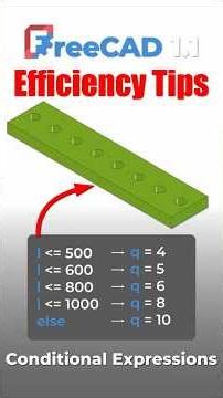 Master Conditional Expressions in FreeCAD | Make Your Models Smarter #freecad #cad #freecadtutorial