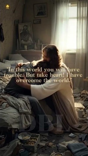 ☀️ Be At Peace — Victory Is Yours | John 16 : 33 #Shorts #Faith #BibleVerse #jesus #god #jesuschrist