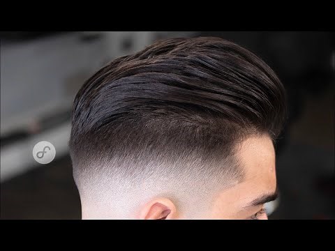 Como cortar cabello LARGO de hombre con un FADE - TUTORIAL