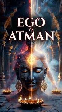 Atman vs Ego The Vedic Truth About Your Real Self #vedicwisdom #hinduphilosophy #upanishads #shorts