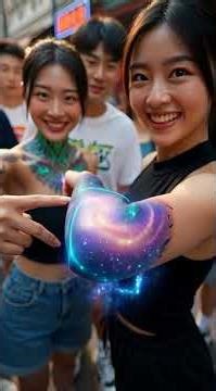 What if an alien opened a tattoo studio in China? Glowing tattoos appear! #facts#interesting#success