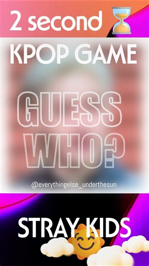 🎮 CAN U NAME THE SKZ MEMBERS IN 2 SECONDS?! ⏰ (Round 61) #straykids #kpopgames #skz