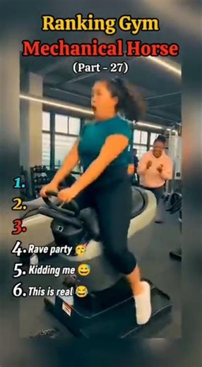 Part 28 Ranking Gym Mechanical Horse Exercise