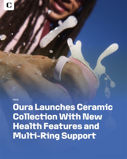 CNET | Oura is expanding beyond its signature metallic look 💍🩺⁠ ⁠ The Ceramic Collection is part of the Oura Ring 4 lineup and is crafted from... | Instagram