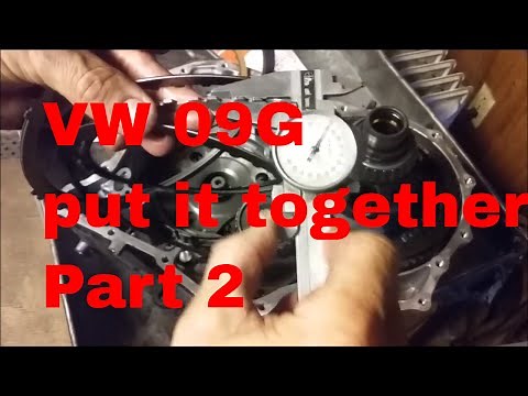 VW 09g fix reassemble, rebuild, assemble part two TF60SN part 2
