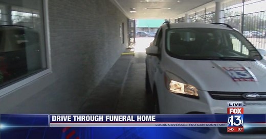 WATCH: Drive-thru funeral home in Memphis