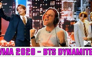 【reaction】吉他老师阿米看BTS VMA《Dynamite》表演现场