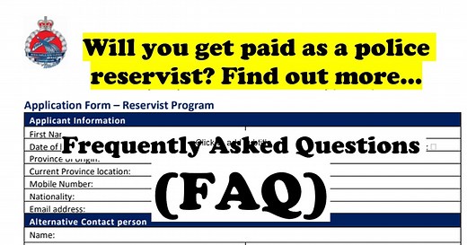 Royal Papua New Guinea Constabulary (RPNGC) Reservist Recruitment FAQ
