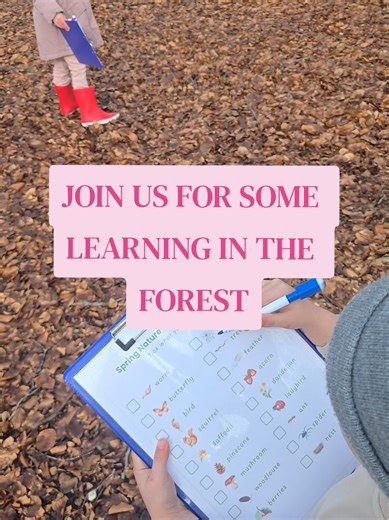 This morning’s classroom had trees for walls. A forest scavenger hunt. Measuring leaves. Recording our findings. Finishing with an obstacle course. Science. Maths. Movement. Childhood. Learning through life, exactly how it should feel 🤍 #homeeducation #homeschool #outdoorlearning #learningthroughplay #forestschool