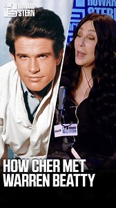 Cher met Warren Beatty for the first time when she was just a teenager. Check out more from her interview now on the SiriusXM app! | The Howard Stern Show
