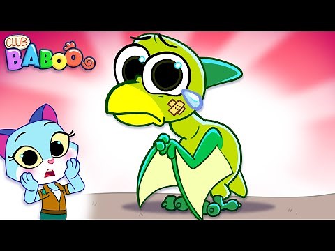 Funny FLYING BABY DINO Joke | Club Baboo | 1 HOUR Hilarious Dino Video for Kids | Pteradactyl T-Rex