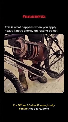 💥 When potential meets unstoppable kinetic energy....#physics #motion #shorts #fyp