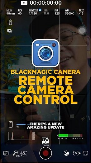 Blackmagic Camera App Remote Camera Control