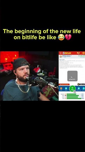 when you start a new life on BitLife 😭​💔​││‪@BitLifeApp‬ #bitlife