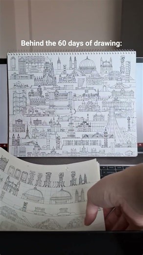 [Extra] Drawing a Building Everyday: Behind the scenes