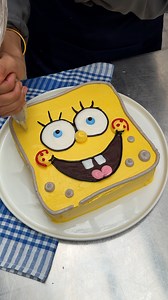 30K views · 136 reactions | Spongebob Square Cake! Absorb the sweetness 什 | Chefclub Network | Facebook
