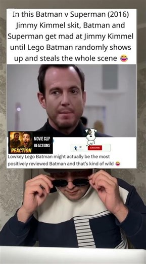 In That Batman v Superman Skit (2016), Nobody Expected Lego Batman 😂