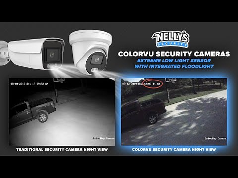 NiteColor IP Ultra Low Light Security Cameras W/ Built In Floodlight