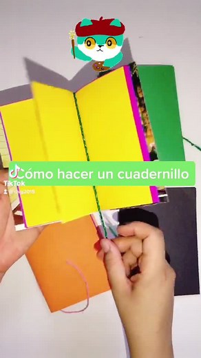 Crea tu cuadernillo✨📚 #aprendeentiktok #manualidades #escribetulibro #hacercuaderno #DIY #Viral #manualidadesfaciles #manualidescreativas #libro