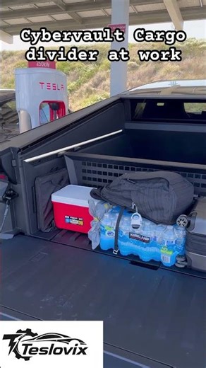 Cybertruck Vault Hacks: Unlocking the Teslovix MOLLE Panel System 🧩 #cybertruck #teslamods