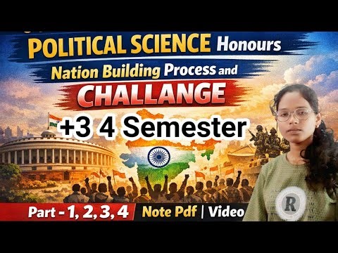 National Building ProcessandChallenges | Complete Notes |+3 Political Science‪@MKCOACHINGCLASSES-i3b‬