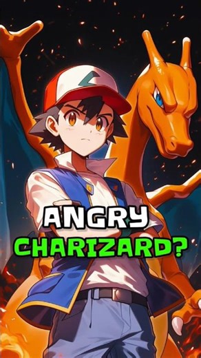 Why Charizard always angry with ash? #pokemon #anime #shorts