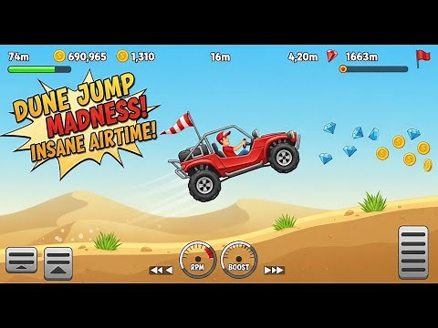 Dune Jump Madness! Epic Airtime in Off-Road Racing Game