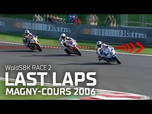 SENSATIONAL BATTLE: Bayliss vs Corser vs Toseland at Magny-Cours in 2006 | #FRAWorldSBK