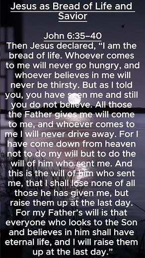 Jesus Reveals the SHOCKING Truth About Eternal Life! (John 6:35-40 Explained