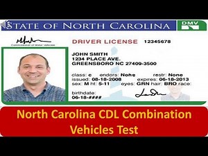 North Carolina CDL Combination Vehicles Test