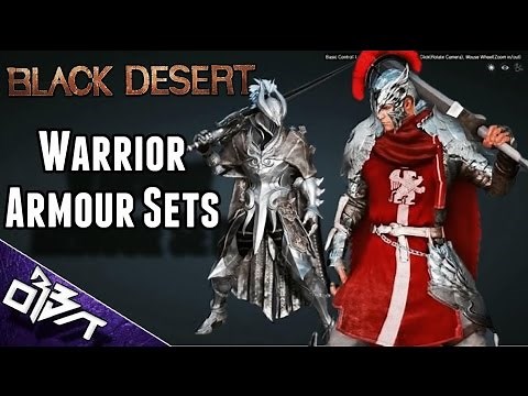 Black Desert Online | AMAZING Warrior Armour Sets & Weapon Skins