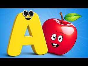 ABC Alphabet Song for Kids | A to Z Phonics & Letter Sounds | A Is for Apple | ABC Baby Rhymes